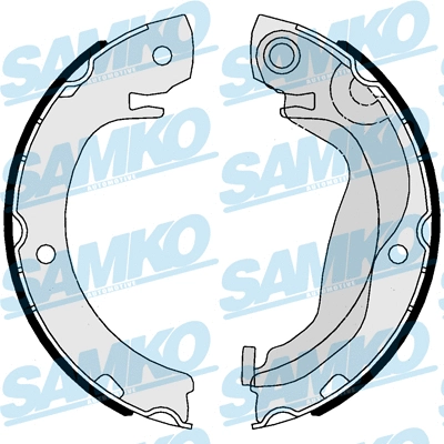 Brake Shoe Set, parking brake (81123)