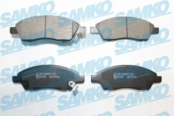 Brake Pad Set, disc brake (5SP1686)