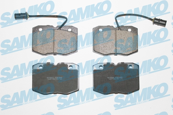 Brake Pad Set, disc brake (5SP388)