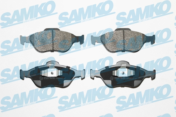 Brake Pad Set, disc brake (5SP949)