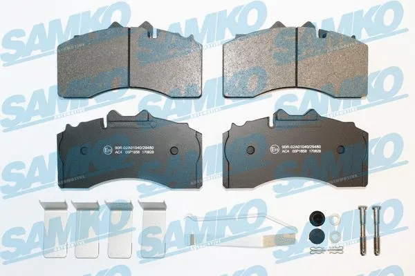 Brake Pad Set, disc brake (5SP1858K)