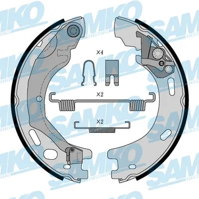 Brake Shoe Set, parking brake (89570)