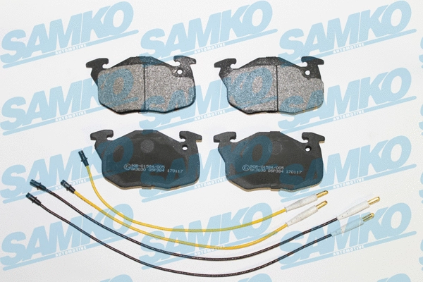 Brake Pad Set, disc brake (5SP384)