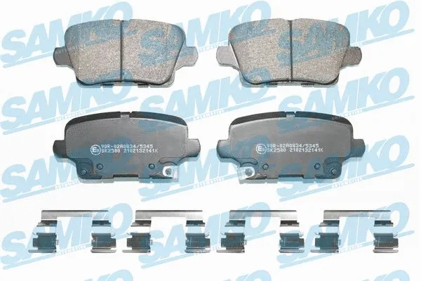 Brake Pad Set, disc brake (5SP2141K)