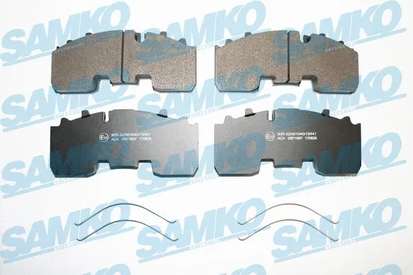 Brake Pad Set, disc brake (5SP1897)