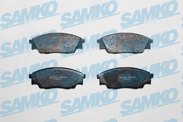 Brake Pad Set, disc brake (5SP049)