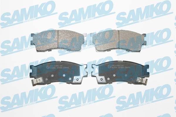 Brake Pad Set, disc brake (5SP809)