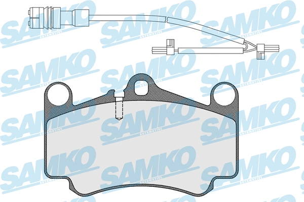 Brake Pad Set, disc brake (5SP1588B)