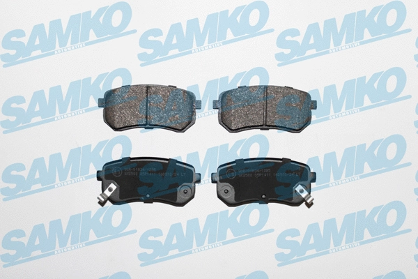 Brake Pad Set, disc brake (5SP1411)