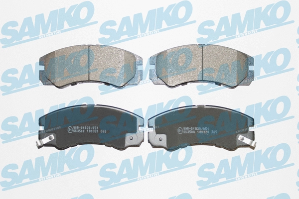 Brake Pad Set, disc brake (5SP565)
