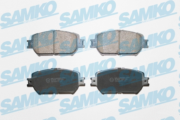 Brake Pad Set, disc brake (5SP1361)
