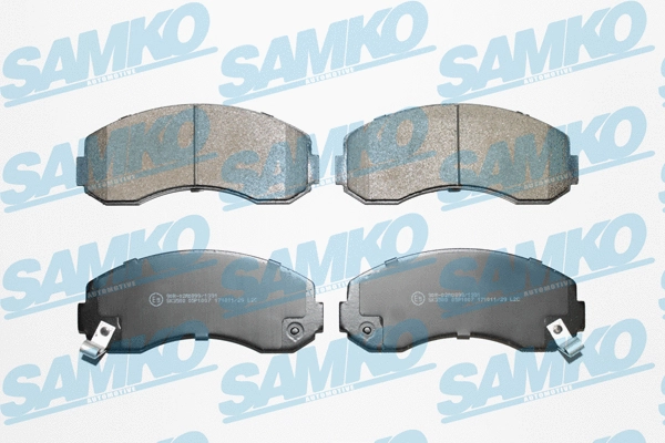 Brake Pad Set, disc brake (5SP1007)