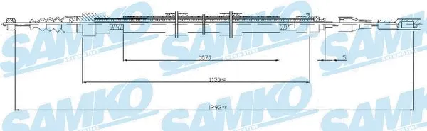Cable Pull, parking brake (C0258B)
