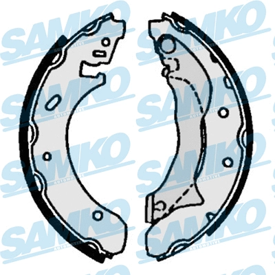 Brake Shoe Set (87100)