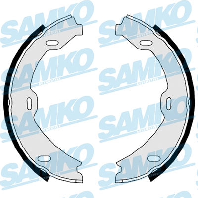Brake Shoe Set, parking brake (88879)