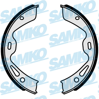 Brake Shoe Set, parking brake (81042)