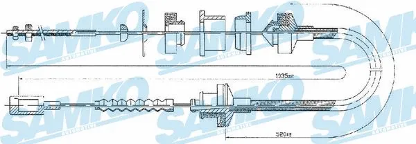 Cable Pull, clutch control (C0057C)