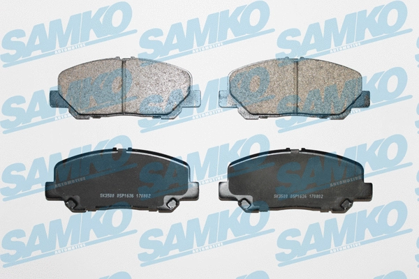 Brake Pad Set, disc brake (5SP1636)