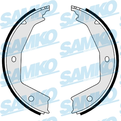 Brake Shoe Set, parking brake (89060)
