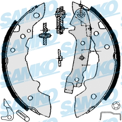 Brake Shoe Set (84321)