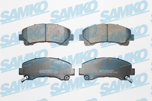 Brake Pad Set, disc brake (5SP1630)