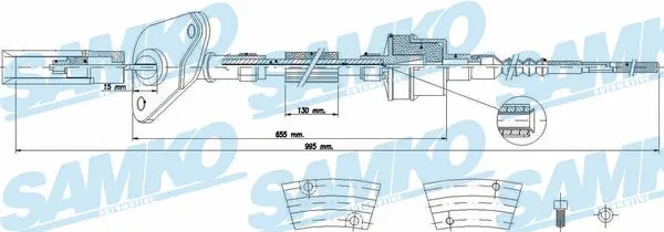 Cable Pull, clutch control (C0565C)