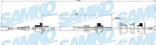 Cable Pull, clutch control (C0058C)
