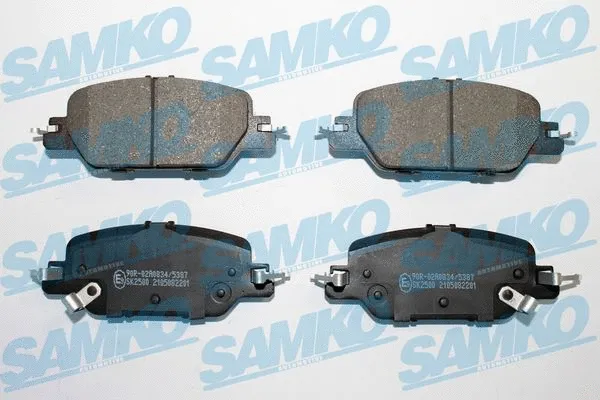 Brake Pad Set, disc brake (5SP2201)