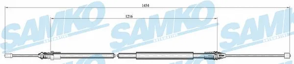 Cable Pull, parking brake (C0713B)