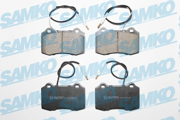 Brake Pad Set, disc brake (5SP1141)