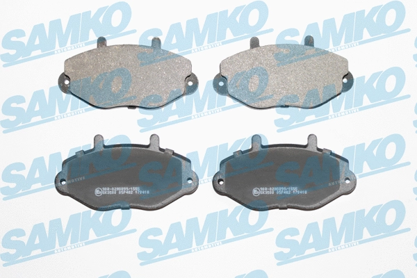 Brake Pad Set, disc brake (5SP482)