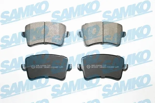 Brake Pad Set, disc brake (5SP1489)