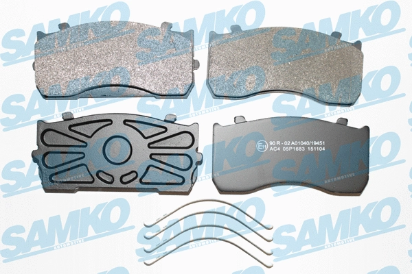 Brake Pad Set, disc brake (5SP1683)