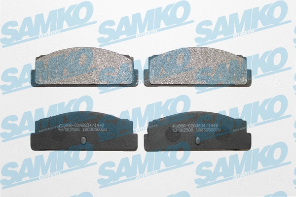 Brake Pad Set, disc brake (5SP002)