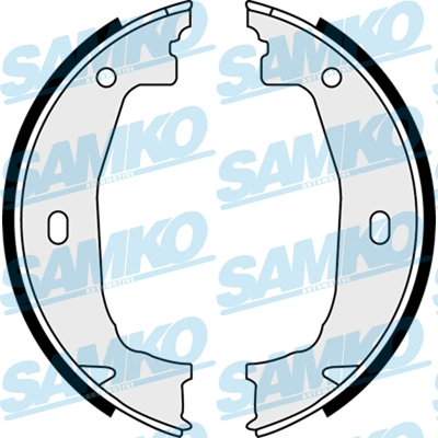 Brake Shoe Set, parking brake (88100)
