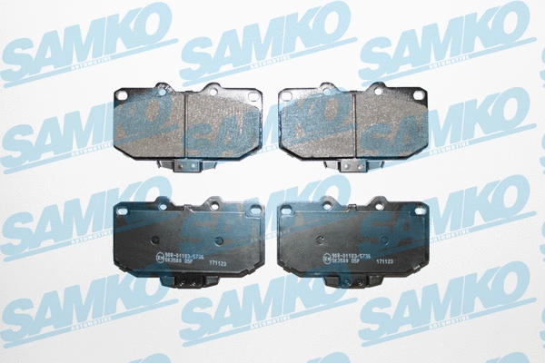 Brake Pad Set, disc brake (5SP1027)