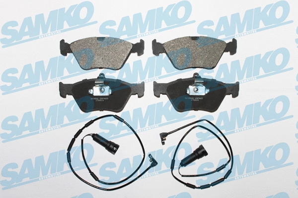 Brake Pad Set, disc brake (5SP465A)