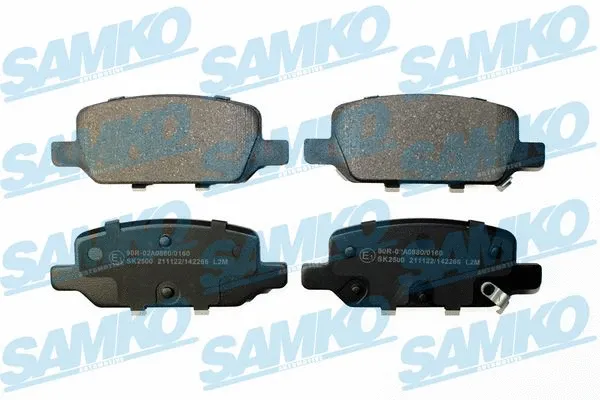 Brake Pad Set, disc brake (5SP2266)