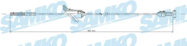 Cable Pull, parking brake (C0868B)