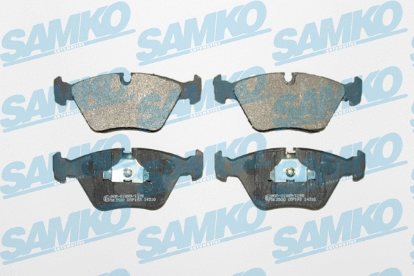 Brake Pad Set, disc brake (5SP193)