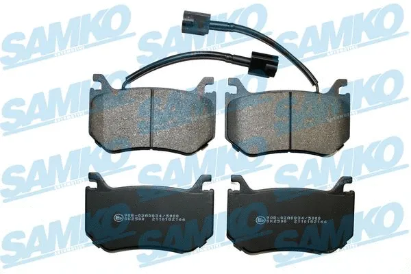 Brake Pad Set, disc brake (5SP2166)