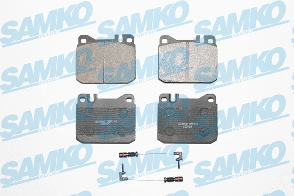 Brake Pad Set, disc brake (5SP141A)