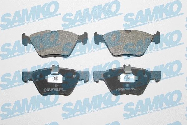 Brake Pad Set, disc brake (5SP406)