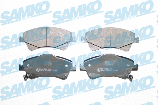 Brake Pad Set, disc brake (5SP1589)