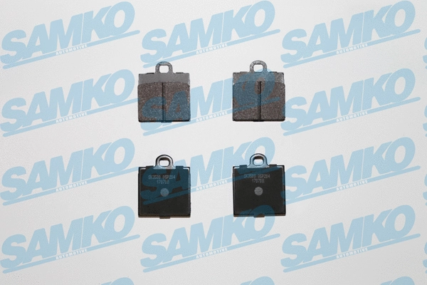 Brake Pad Set, disc brake (5SP204)