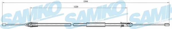 Cable Pull, parking brake (C0404B)
