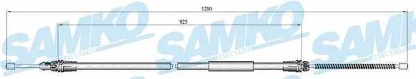 Cable Pull, parking brake (C0335B)