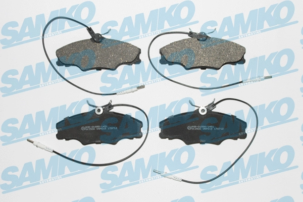 Brake Pad Set, disc brake (5SP619)