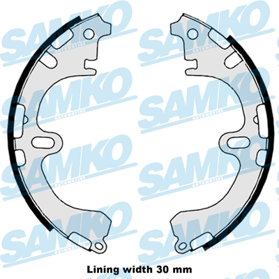 Brake Shoe Set (88800)