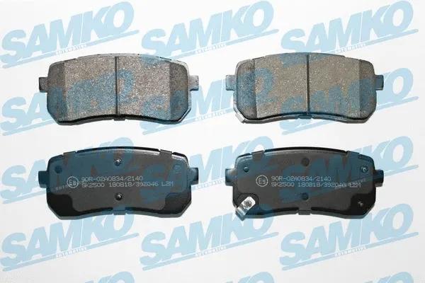 Brake Pad Set, disc brake (5SP2046)